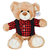 Arenoso camisa de cuadros 50 cm con grabadora de voz