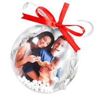 Esferas De Navidad Personalizadas Planas Con Tus Fotos  9cm
