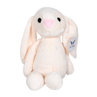 Peluche Conejo beige 35 cm con Grabadora de voz