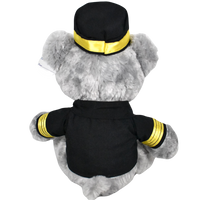 Oso piloto dorado 50 cm con grabadora de voz