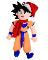 Goku 45 cm y kit navideño con grabadora de voz
