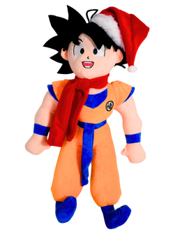 Goku 45 cm y kit navideño con grabadora de voz