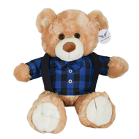 Arenoso camisa de cuadros 50 cm con grabadora de voz