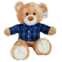 Arenoso camisa de cuadros 50 cm con grabadora de voz