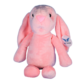 Peluche Conejos rosas 35 cm con Grabadora de voz