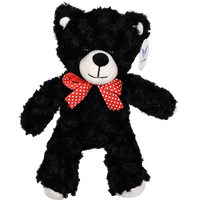 Oso Muffin negro 33cm con grabadora de voz