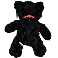 Oso Muffin negro 33cm con grabadora de voz