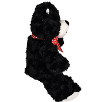 Oso Muffin negro 33cm con grabadora de voz