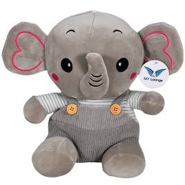 Elefante baby Gris 25 cm con Grabadora de voz